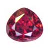 Spinel Red Gemstone Pear, Clean